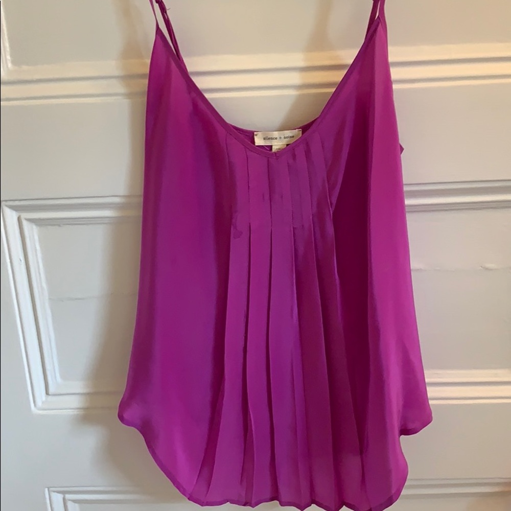 Silence + Noise Purple Tank Top
